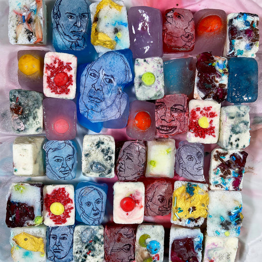 Johns and Rauschenberg Melting Together by Christa Maiwald