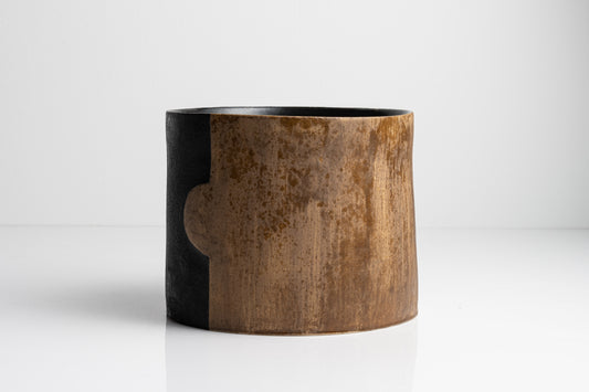 Taupe Tab Vessel - Kathy Erteman