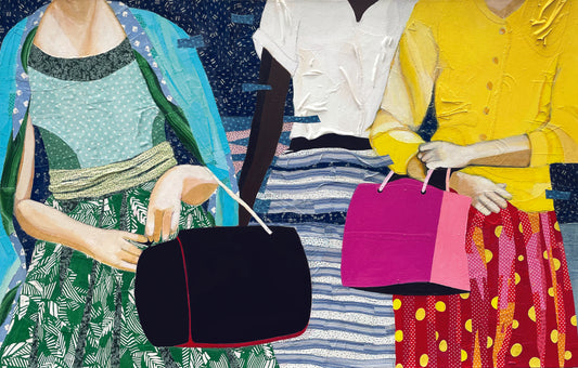 3 Women Shopping (Tres Mujeres de Compras) - Jeannie Friedman