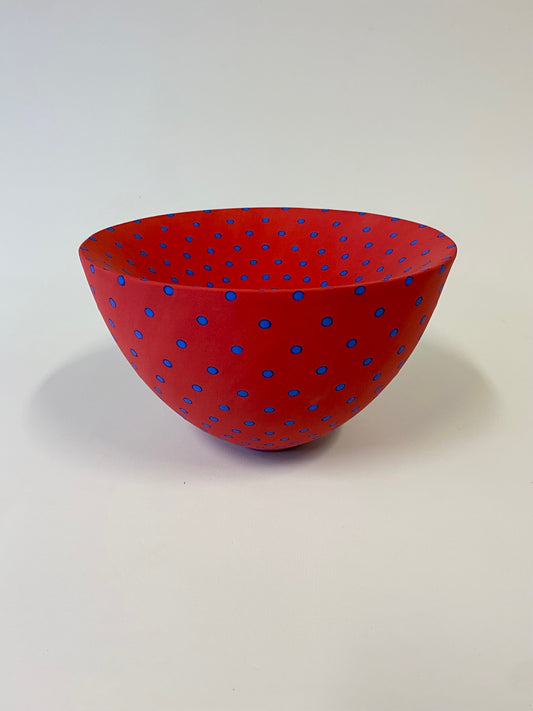 Red Vortex Vessel by Grainne Watts