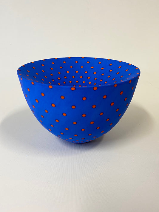Indigo Vortex Vessel by Grainne Watts