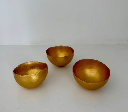 Gold Bowls - Linda Miller