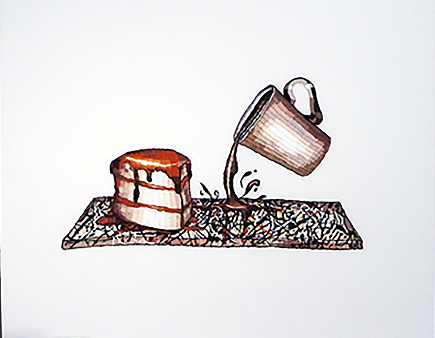 Coffee/Cake (for Jackson Pollock) by Christa Maiwald