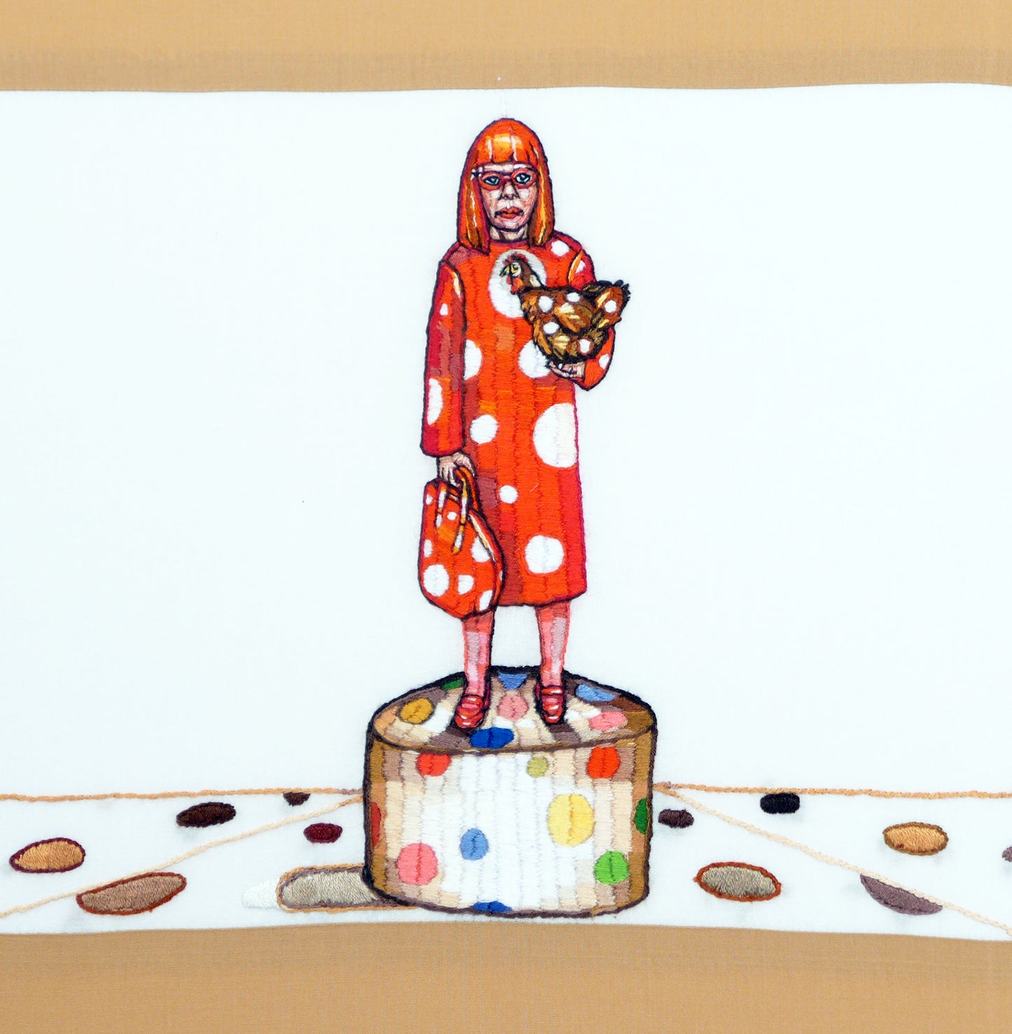 Yayoi Kusama (on Wonder Cake) by Christa Maiwald